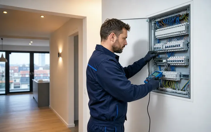 Fachgerechte Elektroinstallation in einer modernisierten Wohnung in München