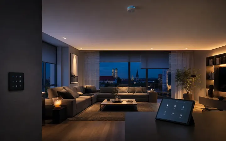 Smart-Home-Steuerung für Licht und Gebäudefunktionen