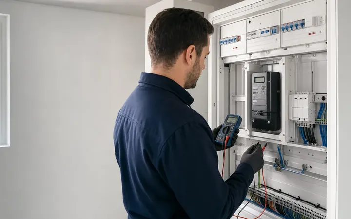 Prüfung eines modernisierten Zählerschranks