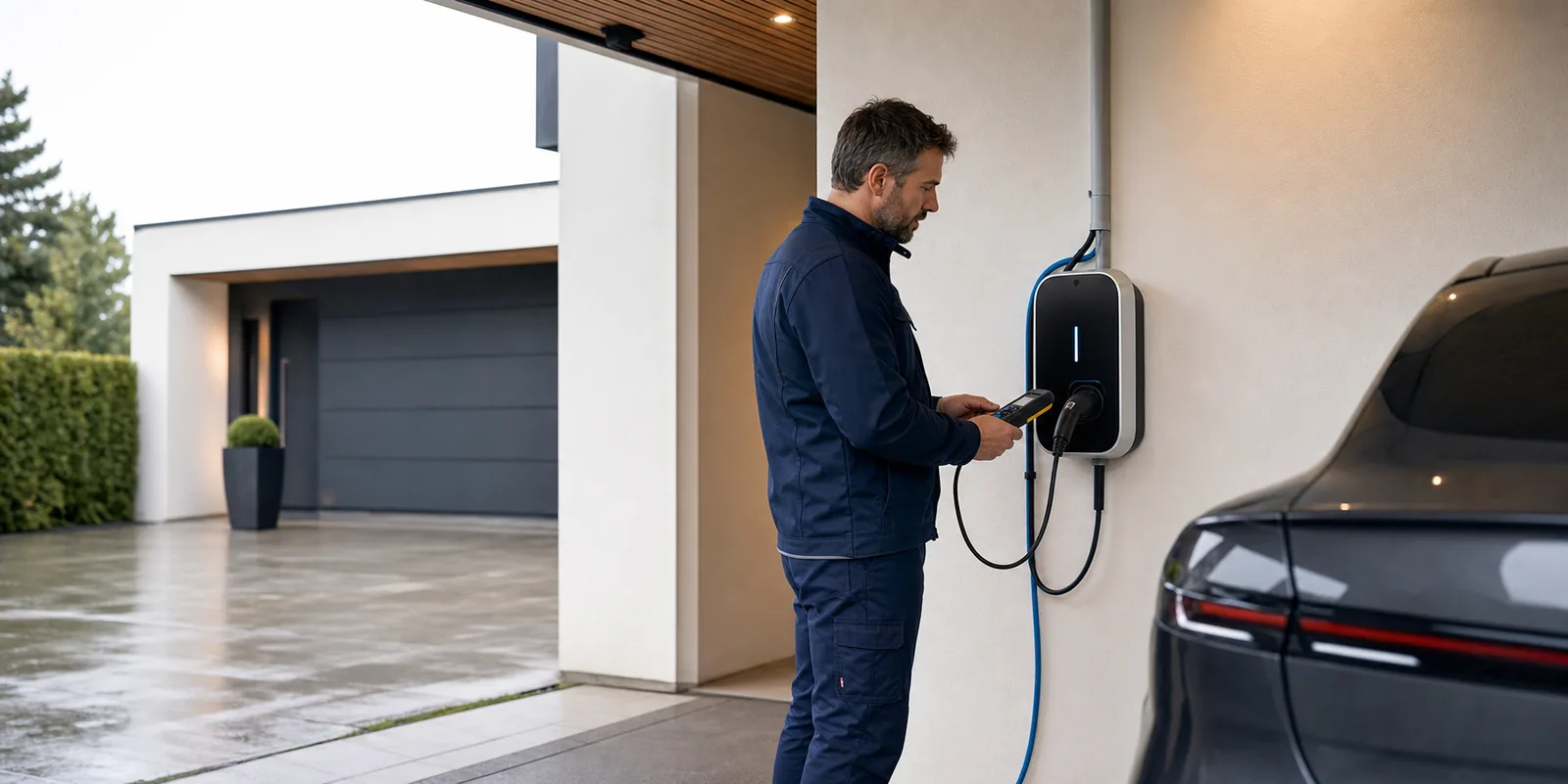 Fachgerechte elektrische Prüfung einer installierten Wallbox in München